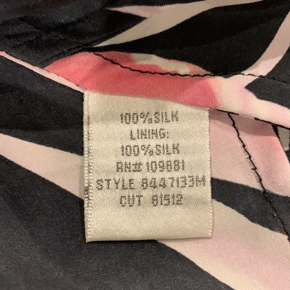 Beautiful Silk Donna Ricco Dress size 6 - Picture 6 of 10